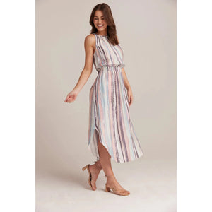 SMOCKED WAIST MIDI DRESS-Dresses-BELLA DAHL-Coriander