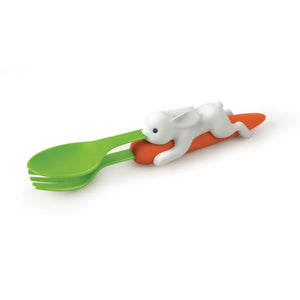 SNACK RABBIT NESTING UTENSILS-Babies & Kids-FRED AND FRIENDS-Coriander