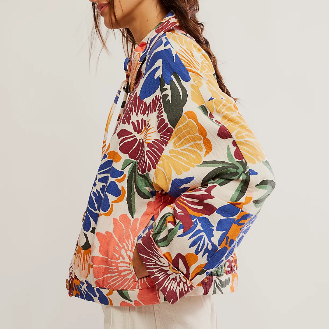 SOLEIL BEACH JACKET-Jackets & Sweaters-FREE PEOPLE-Coriander