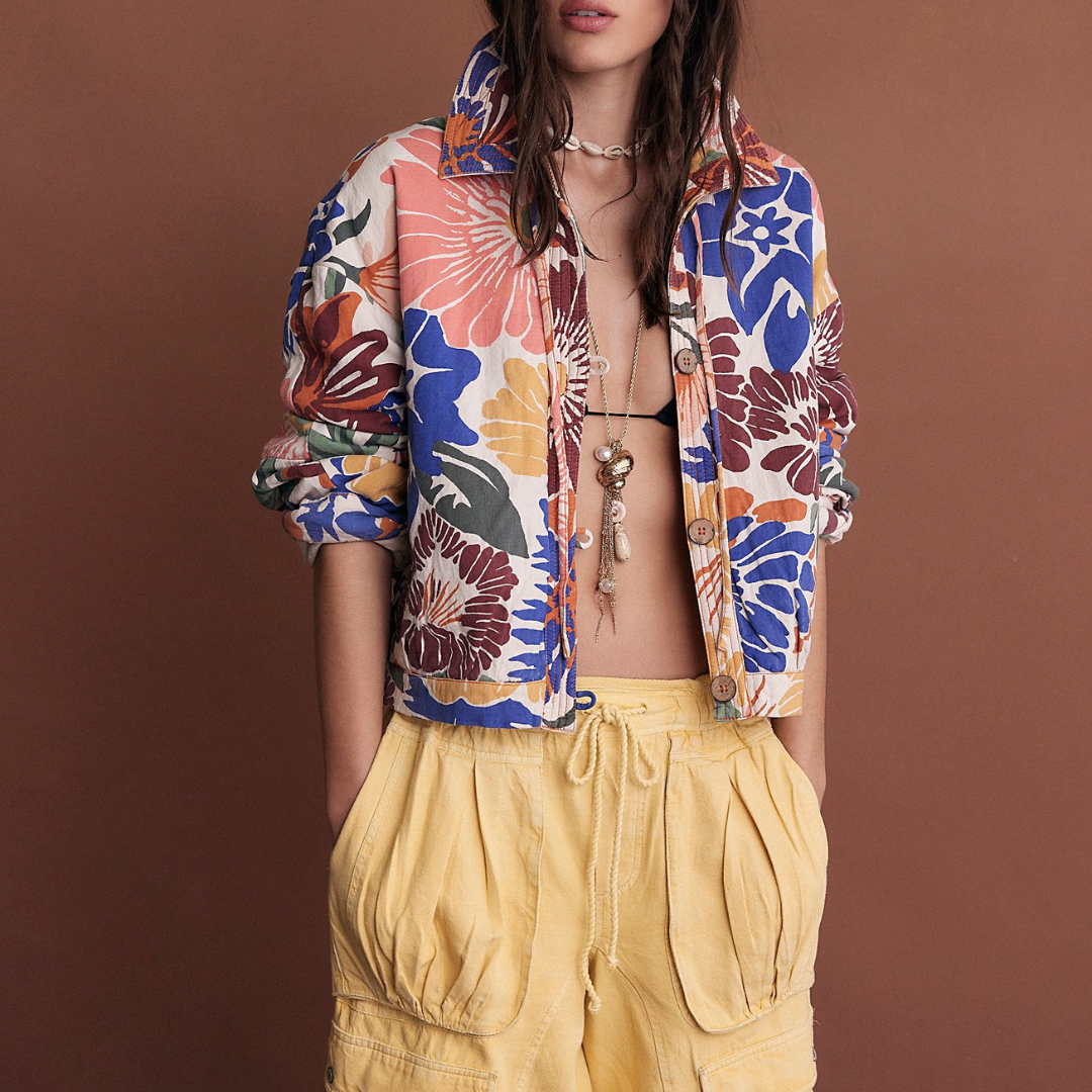 SOLEIL BEACH JACKET-Jackets & Sweaters-FREE PEOPLE-Coriander