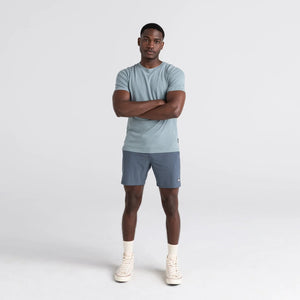 SPORT 2 LIFE 2n1 SHORTS 7" - NAVY HEATHER-Pant-SAXX-Coriander