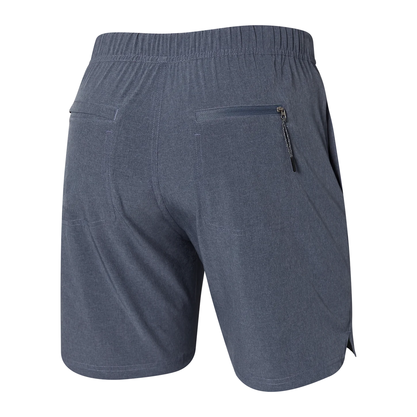 SPORT 2 LIFE 2n1 SHORTS 7" - NAVY HEATHER-Pant-SAXX-Coriander