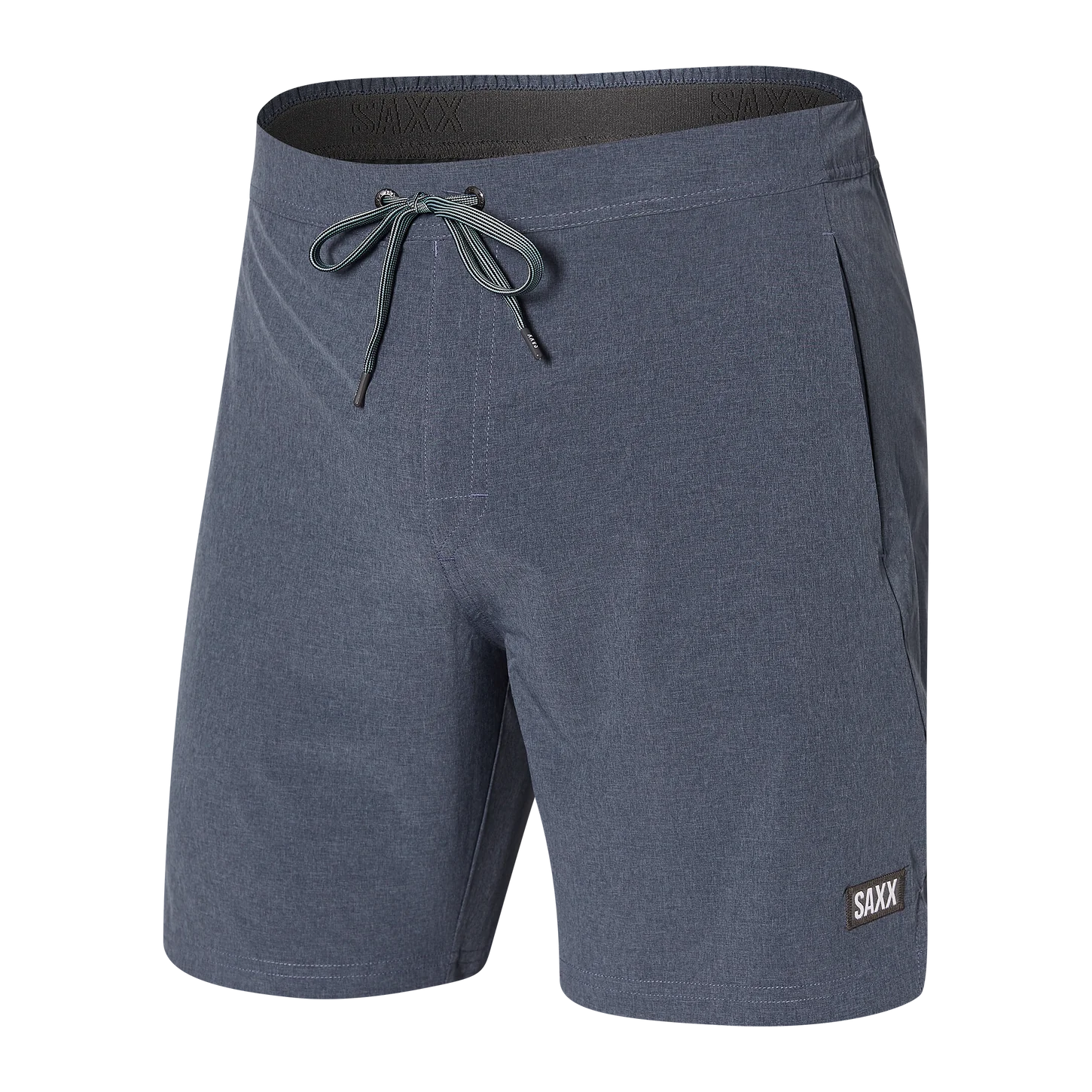 SPORT 2 LIFE 2n1 SHORTS 7" - NAVY HEATHER-Pant-SAXX-SMALL-DEEP NAVY HEATHER-Coriander