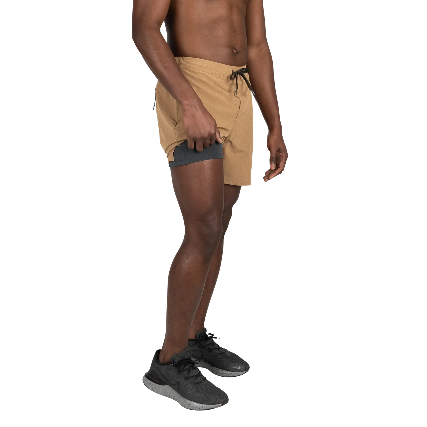 SPORT 2 LIFE 2n1 SHORTS 7" - TOASTED COCONUT HEATHER-Pant-SAXX-Coriander