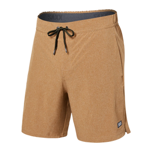 SPORT 2 LIFE 2n1 SHORTS 7" - TOASTED COCONUT HEATHER-Pant-SAXX-SMALL-TOASTED COCONUT HEAT-Coriander