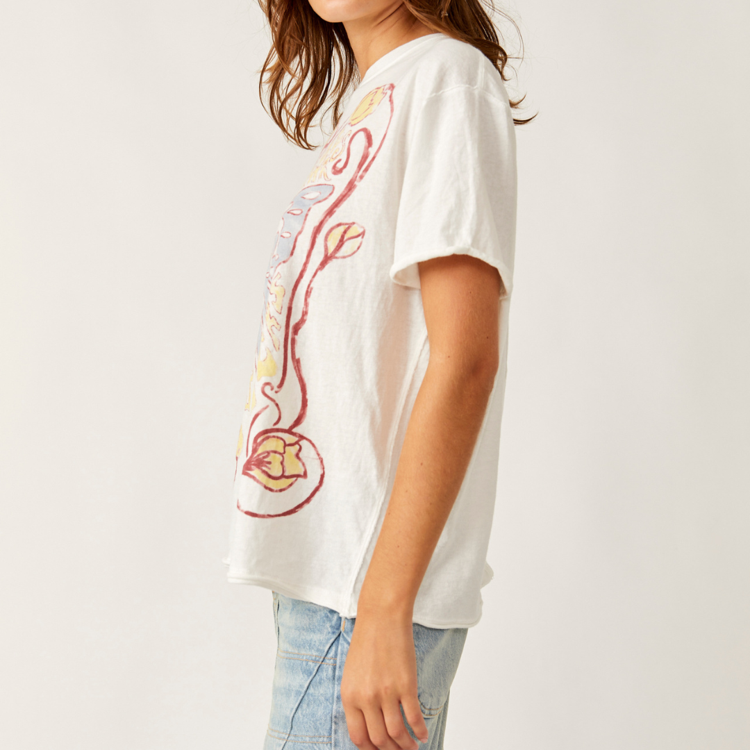 SPRING SHOWERS TEE-Tops-FREE PEOPLE-Coriander