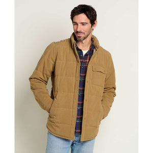 SPRUCE WOOD SHIRT JACKET-Sweaters & Jackets-TOAD&CO-MEDIUM-HONEY BROWN CORD-Coriander