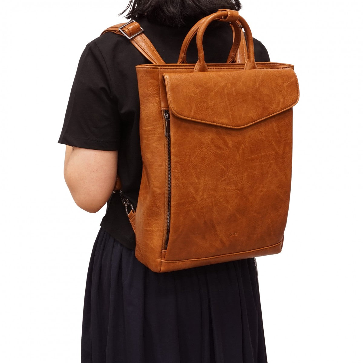 SQ BACKPACK | EVIE-Bags & Wallets-S-Q-Coriander