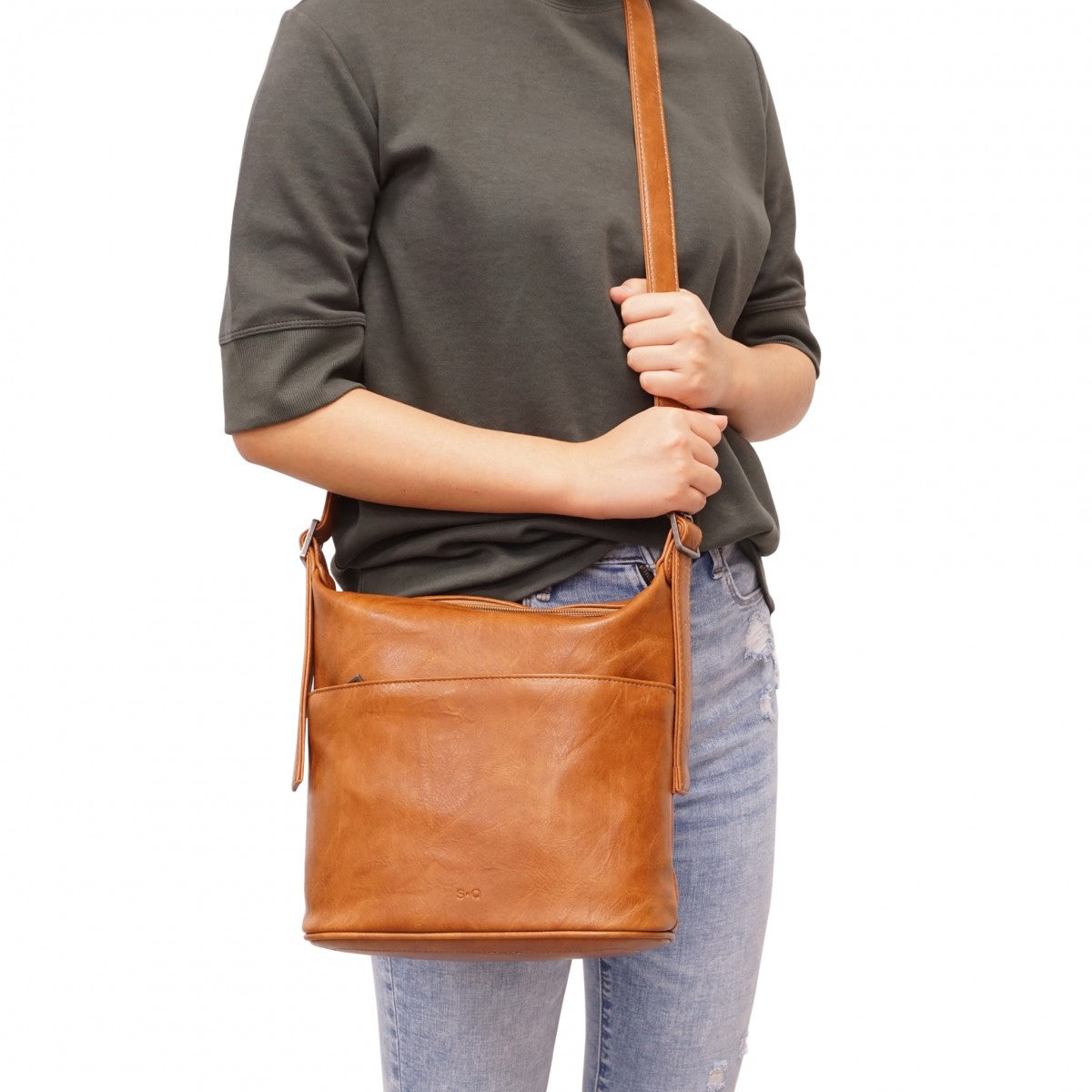 SQ CATALINA HOBO BAG-Bags & Wallets-S-Q-Coriander