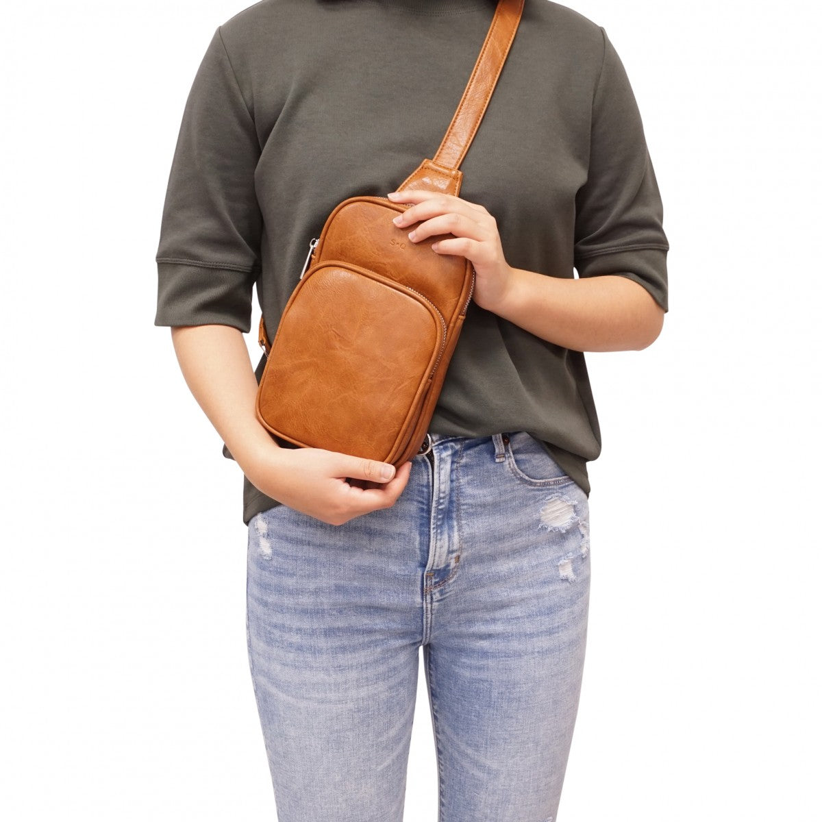 SQ WYNTER SLING BAG-Bags & Wallets-S-Q-Coriander