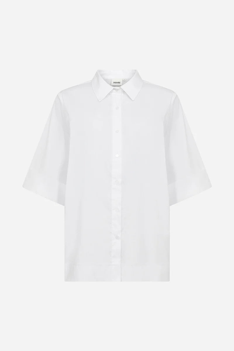 S/S BLOUSE | SAGA-Top-WASABI CONCEPT-Coriander
