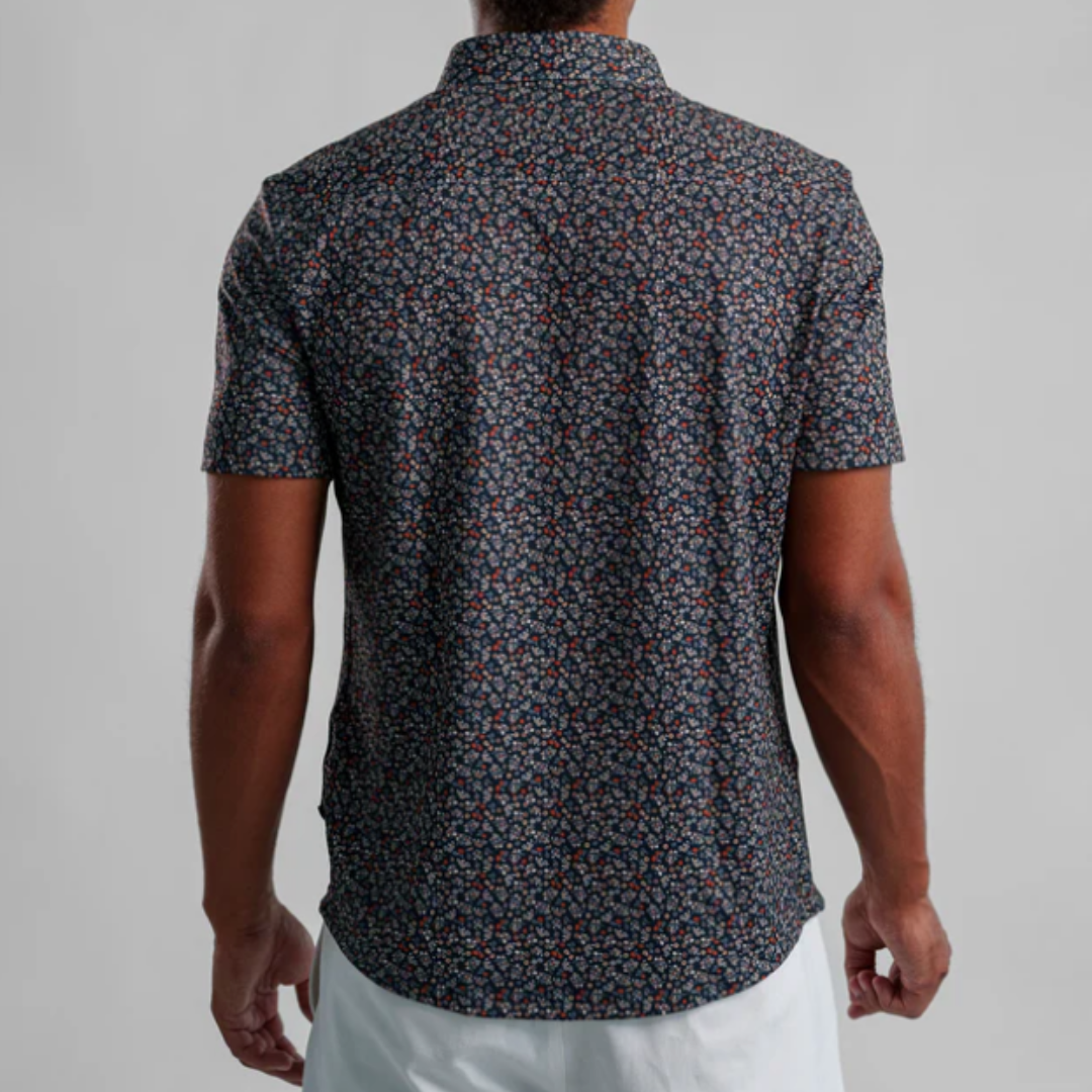 S/S BUTTON UP SHIRT | WILDFLOWER-Shirt-STONE ROSE-Coriander