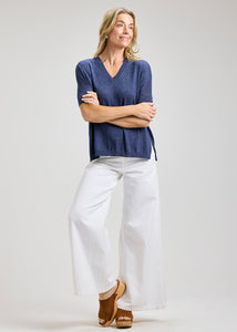 S/S SWEATER | V-NECK-Jackets & Sweaters-ZAKET & PLOVER-Coriander