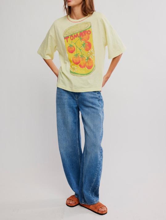 SS TEE | IN SPRING-Tops-FREE PEOPLE-Coriander