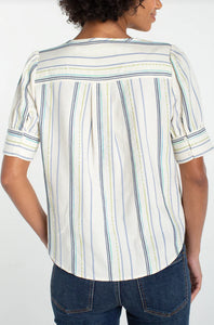 S/S TOP| POPOVER-Top-LIVERPOOL-Coriander