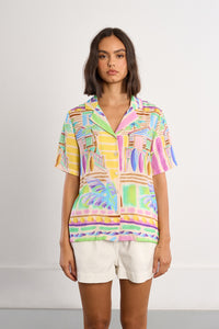 S/S WOMEN'S SHIRT | MAUI-Top-MOLLY BRACKEN-Coriander