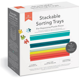 STACKABLE SORTING TRAYS - PUZZLES-Fun and Games-RAINCOAST-Coriander