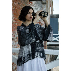 STARGAZER CROPPED KIMONO-Jackets & Sweaters-MARKET OF STARS-Coriander