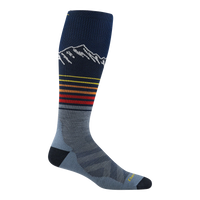 STEEP LINES OVER THE CALF MEN'S SOCKS-Socks & Footwear-DARN TOUGH-Coriander