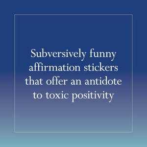 STICKER BOOK | DISAPPOINTING AFFIRMATIONS-Books & Stationery-RAINCOAST-Coriander