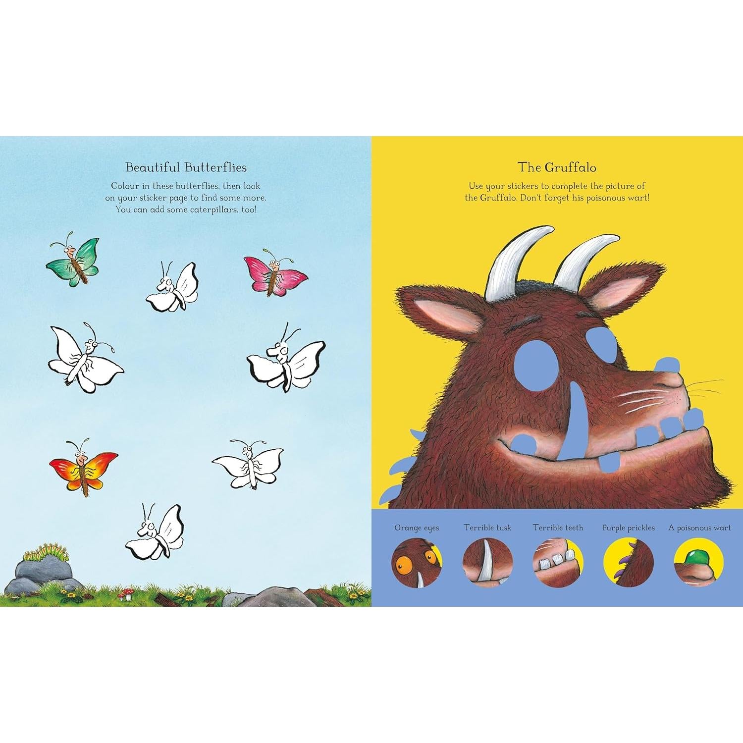 STICKER BOOK | GRUFFALO'S FIRST-Books & Stationery-RAINCOAST-Coriander