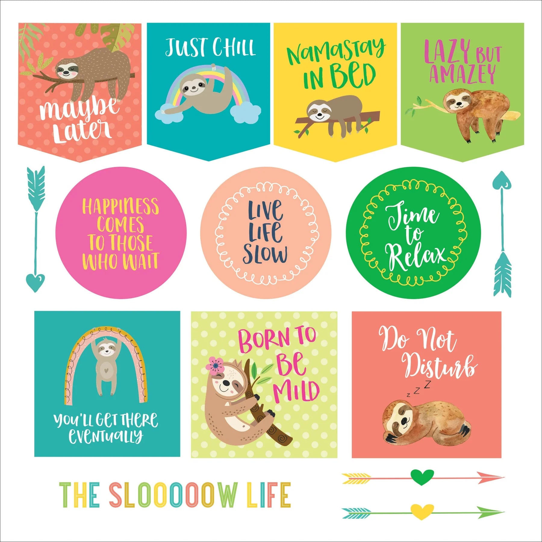 STICKER BOOK | INNER F*CKING PEACE-Books & Stationery-PETER PAUPER PRESS-Coriander