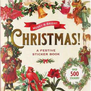 STICKER BOOK | MERRY & BRIGHT CHRISTMAS-Books & Stationery-PETER PAUPER PRESS-Coriander