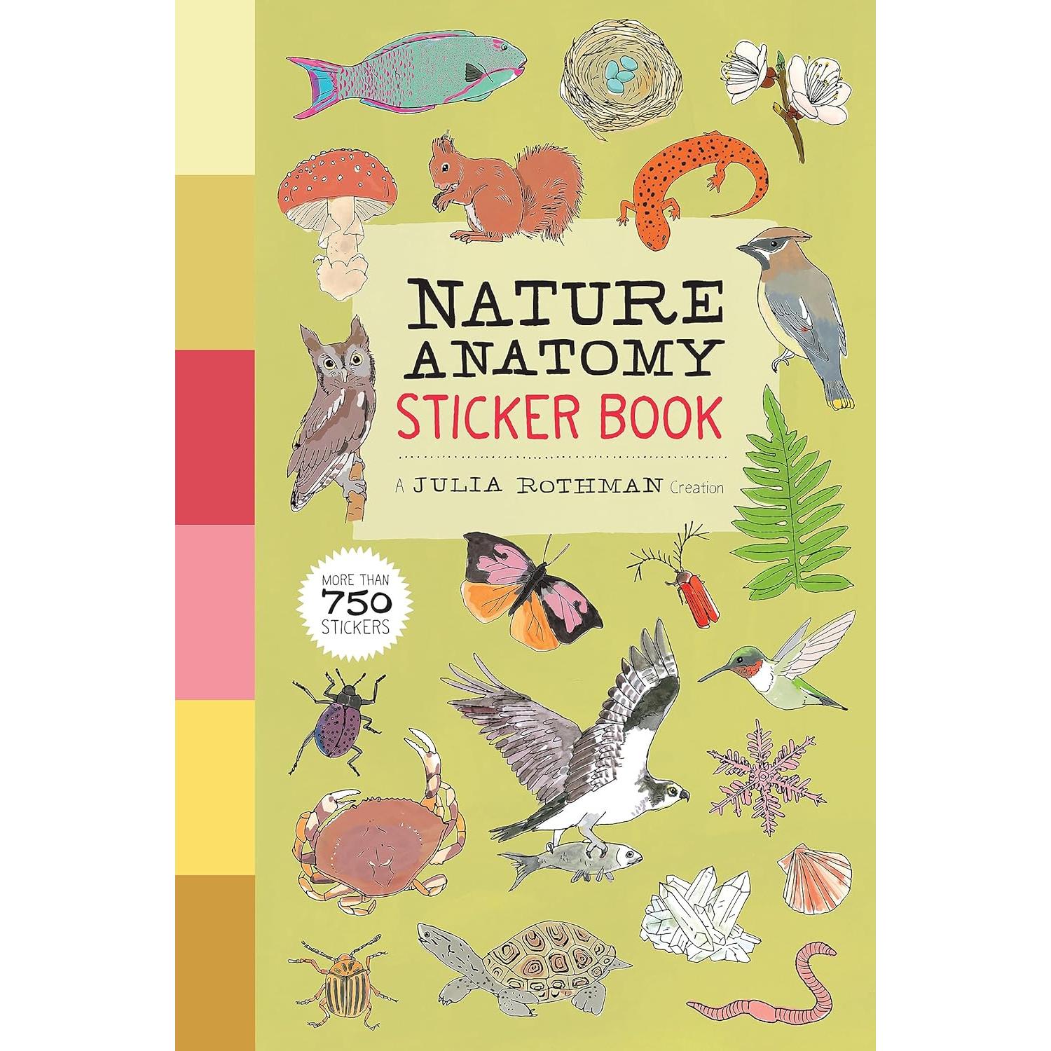 STICKER BOOK | NATURE ANATOMY-Books & Stationery-HACHETTE BOOK GROUP-Coriander