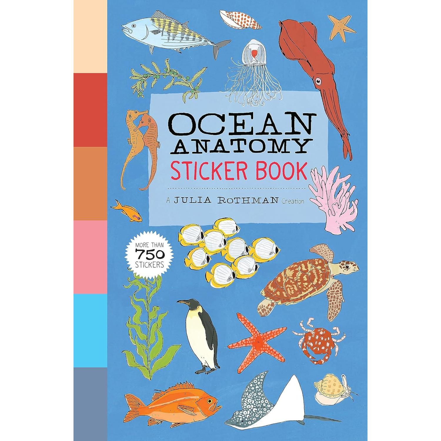STICKER BOOK | OCEAN ANATOMY-Books & Stationery-HACHETTE BOOK GROUP-Coriander
