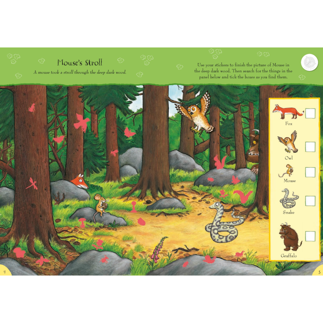 STICKER BOOK | THE GRUFFALO AND FRIENDS-Uncategorised-RAINCOAST-Coriander