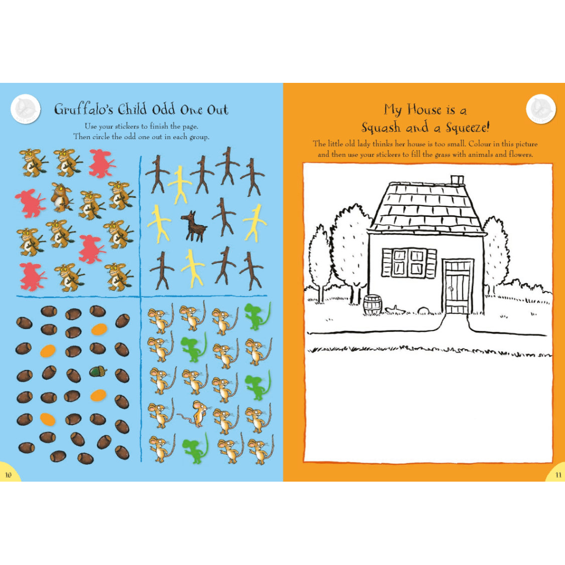 STICKER BOOK | THE GRUFFALO AND FRIENDS-Uncategorised-RAINCOAST-Coriander