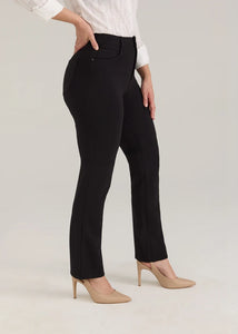 STRAIGHT LEG JEANS | SUZANNE: BLACK-Bottoms-FRENCH DRESSING JEANS-Coriander