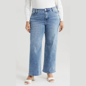 STRIDE HR WIDE LEG JEAN - PLUS SIZE-Denim-LIVERPOOL-18W-CARBON CANYON-Coriander