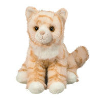 STUFFIE | ADELE ORANGE STRIPE CAT-Stuffie-DOUGLAS-Coriander