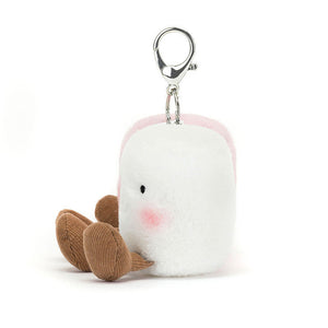 STUFFIE | AMUSEABLES PAIR OF MARSHMALLOWS BAG CHARM-Stuffies-JELLYCAT-Coriander
