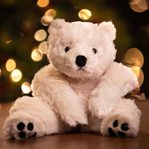 STUFFIE | ANTONIO BABY POLAR BEAR-Stuffie-BUKOWSKI BEARS-Coriander