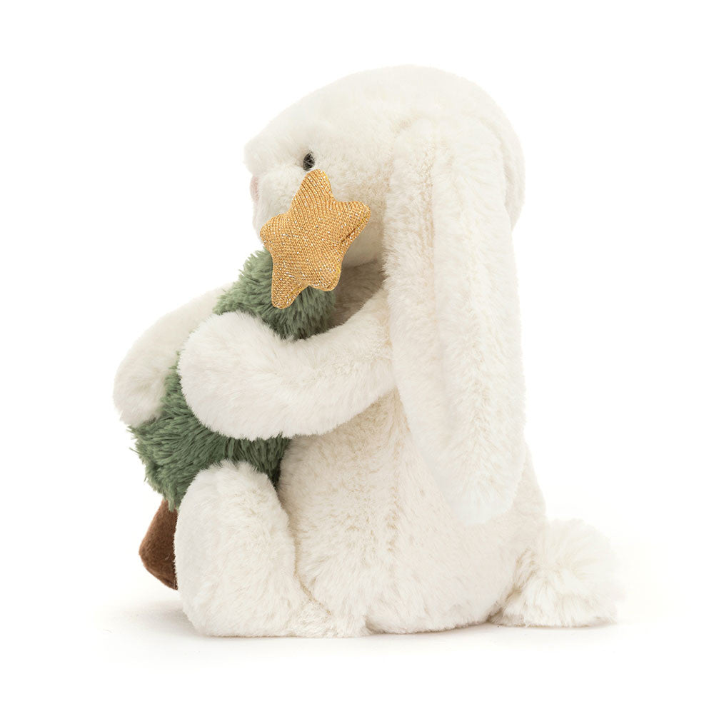STUFFIE | BASHFUL BUNNY WITH CHRISTMAS TREE-Stuffies-JELLYCAT-Coriander