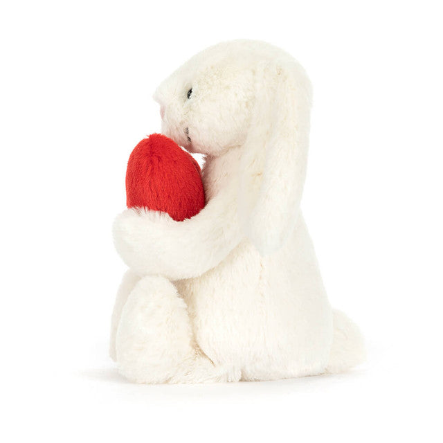 STUFFIE | BASHFUL RED LOVE HEART BUNNY-Stuffies-JELLYCAT-Coriander