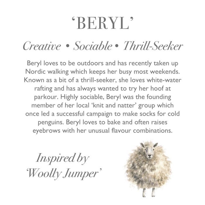 STUFFIE | BERYL SHEEP: LARGE-Stuffies-WRENDALE DESIGNS-Coriander