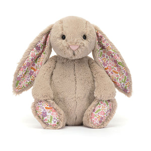 STUFFIE | BLOSSOM BEIGE BUNNY PETAL: LITTLE-Stuffed Animal-JELLYCAT-Coriander