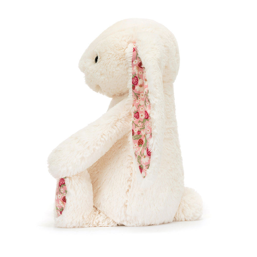 STUFFIE | BLOSSOM CREAM "BERRY" BUNNY: ORIGINAL-Stuffies-JELLYCAT-Coriander