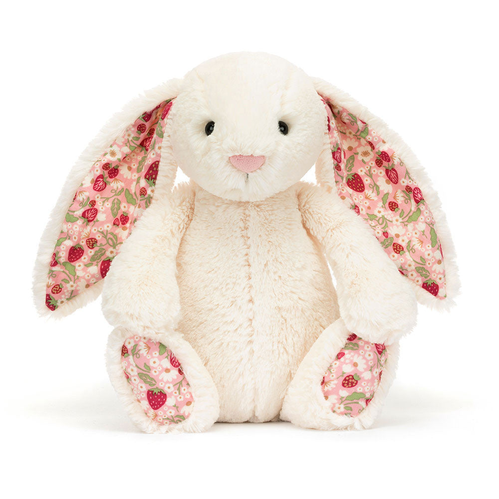 STUFFIE | BLOSSOM CREAM BUNNY BERRY: LITTLE-Stuffed Animal-JELLYCAT-Coriander