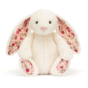 STUFFIE | BLOSSOM CREAM BUNNY BERRY: LITTLE-Stuffed Animal-JELLYCAT-Coriander