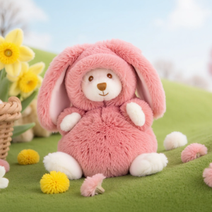 STUFFIE | COLOURFUL ZIGGY: TULIP PINK-Stuffie-BUKOWSKI BEARS-Coriander