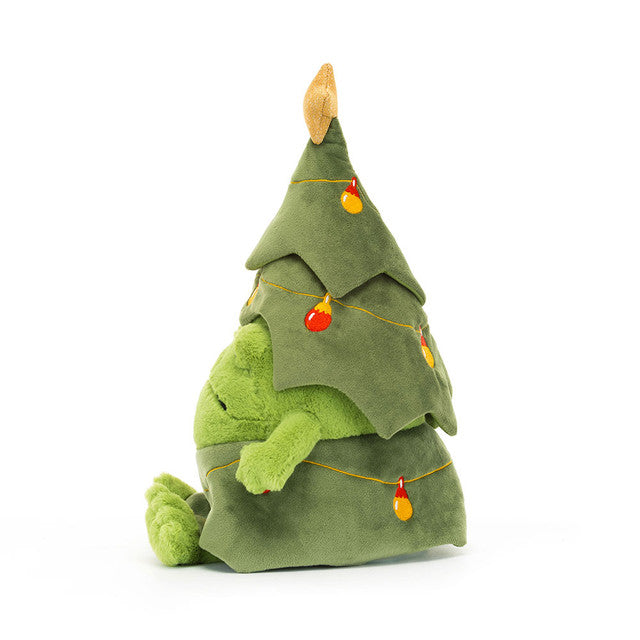 STUFFIE | RICKY RAIN FROG CHRISTMAS TREE-Stuffies-JELLYCAT-Coriander