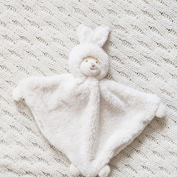 STUFFIE | ZIGGY BLANKIE WITH GIFT BOX | WHITE-Baby-BUKOWSKI BEARS-Coriander