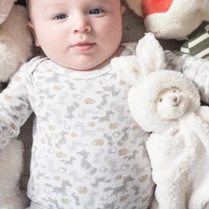 STUFFIE | ZIGGY BLANKIE WITH GIFT BOX | WHITE-Baby-BUKOWSKI BEARS-Coriander