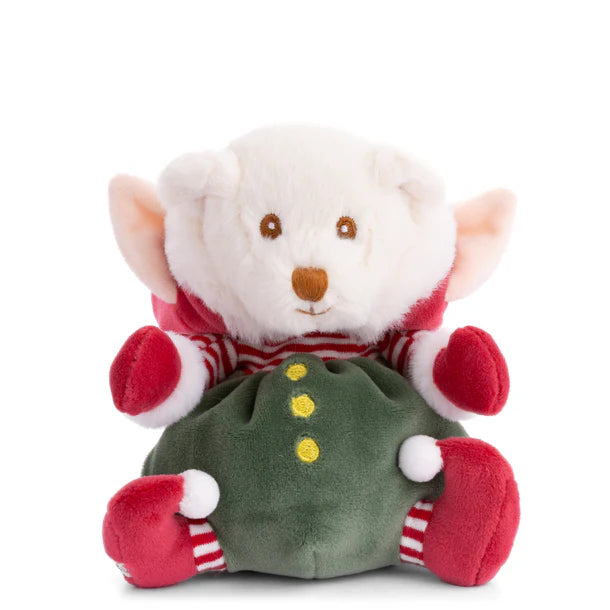STUFFIE | ZIGGY SANTA'S LITTLE HELPER: GREEN-Stuffies-BUKOWSKI BEARS-Coriander