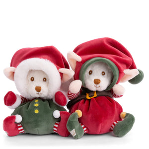 STUFFIE | ZIGGY SANTA'S LITTLE HELPER: GREEN-Stuffies-BUKOWSKI BEARS-Coriander
