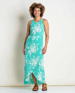 SUNKISSED MAXI DRESS-Dresses-TOAD&CO-SMALL-SALT LEAF TXT PRINT-Coriander